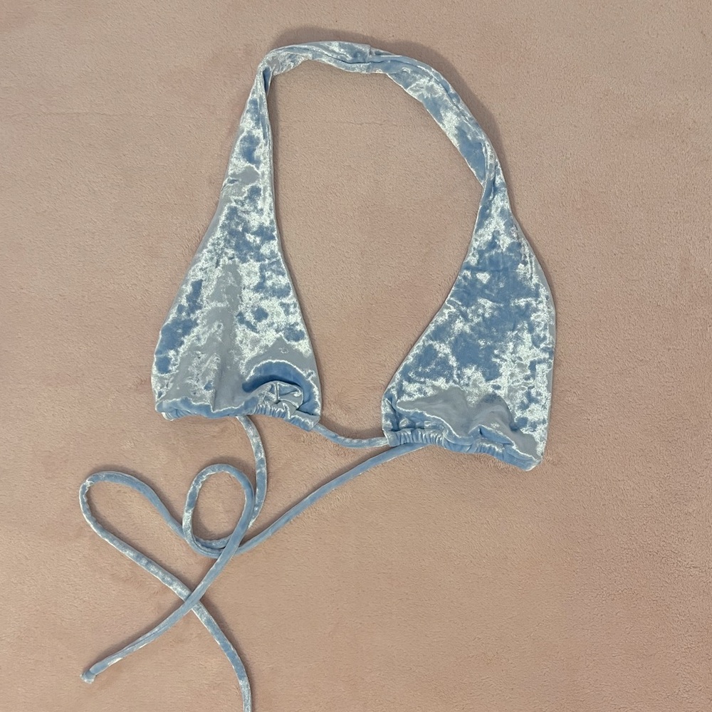 NWOT Laina Rauma Lingerie Crush Halter Adjustable Bralette size L